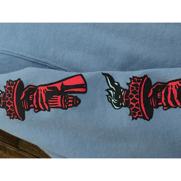 Governors Ball Swag Cut off Sweatshirt Medium 2021 NYC Cropped Shirt M Concert - Picture 4 of 5